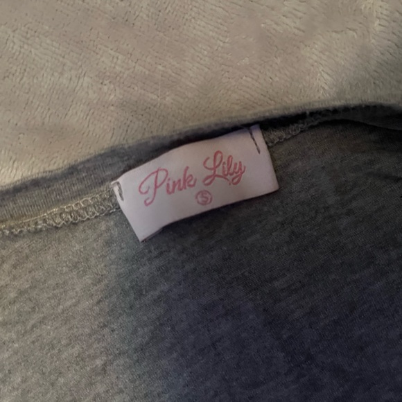 Ruffle tight fit grey dress - Picture 2 of 2